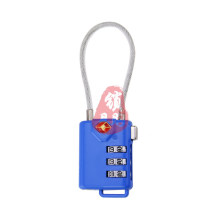 Tsa21105 Cable Combination Lock for Travelling Luggage Bag